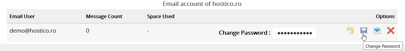 Salvare parola e-mail webuzo