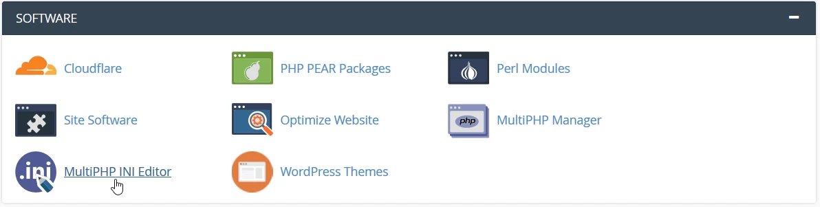 MultiPHP INI Editor cPanel