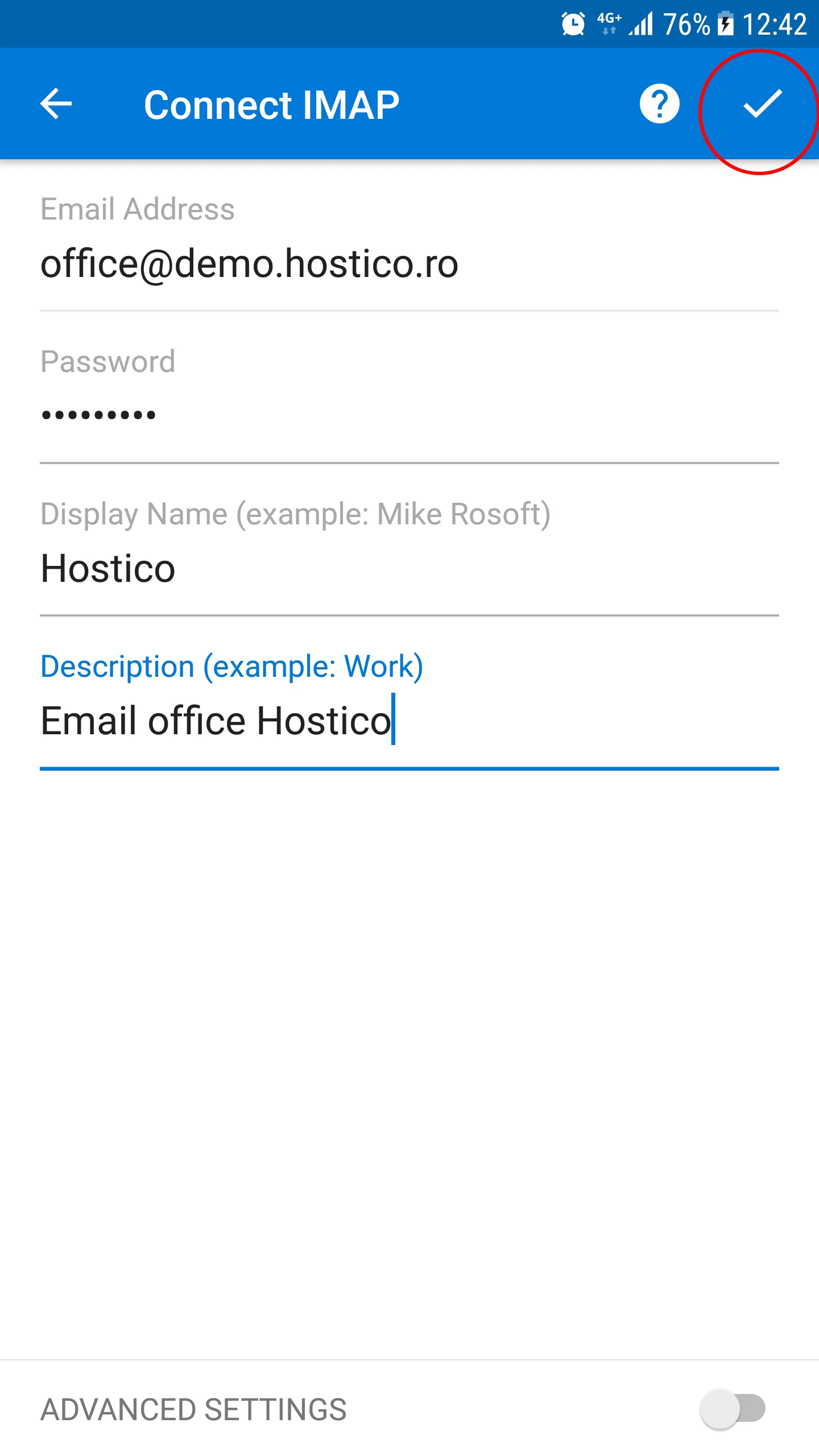 Inchidere pasi optionali 