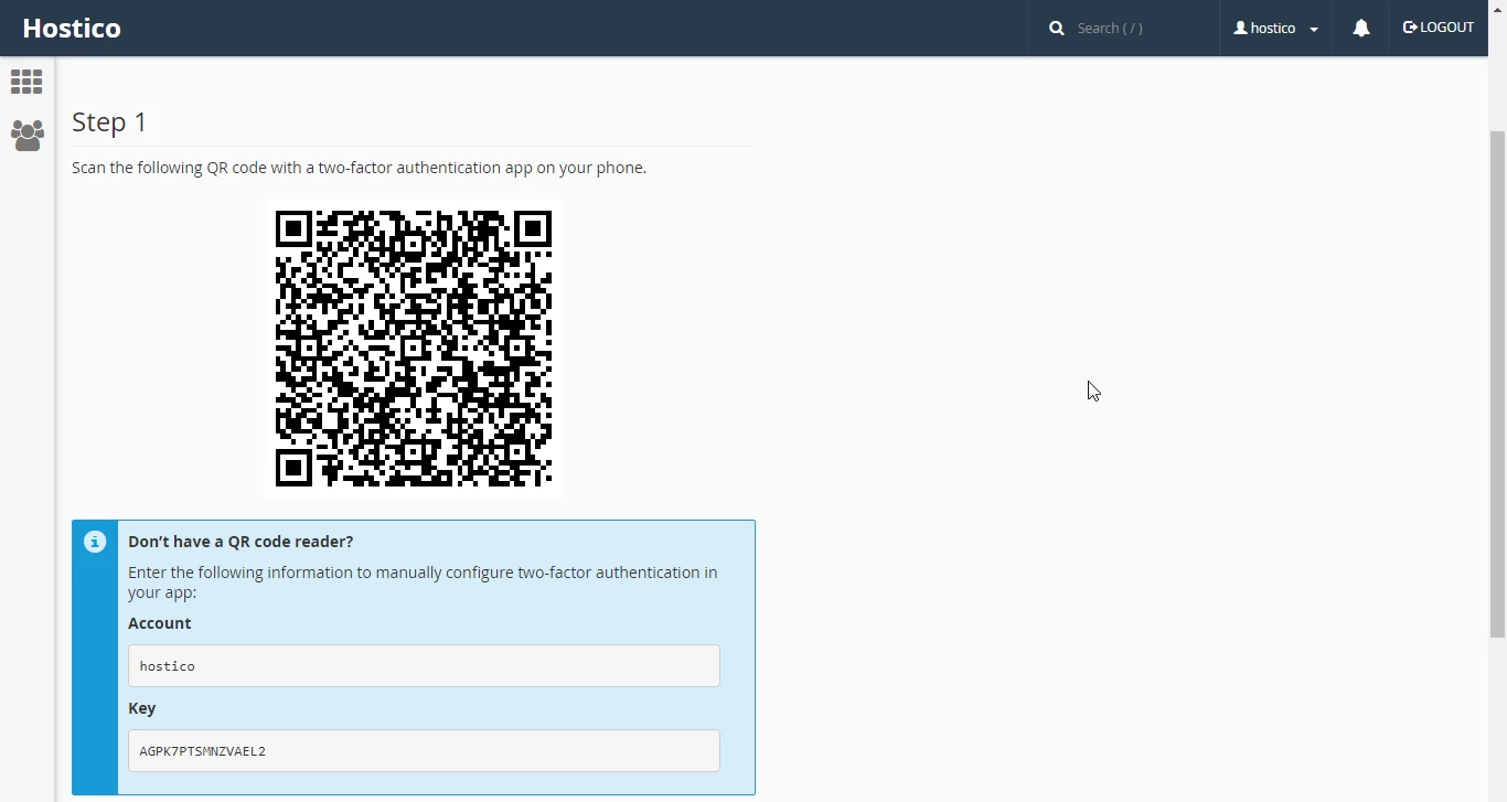Pasul 1 two-factor authentication