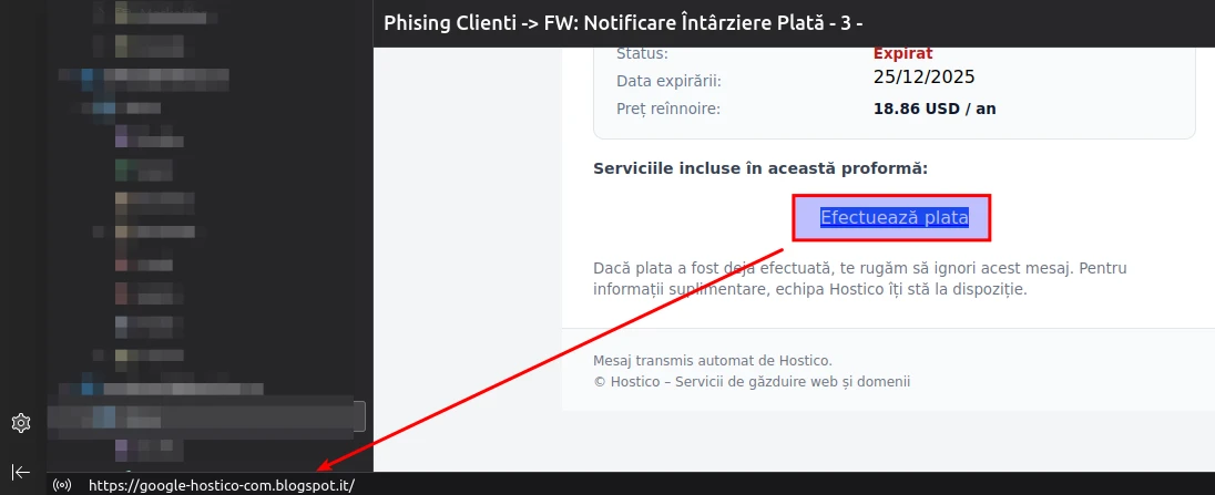Kontrola spamových odkazov